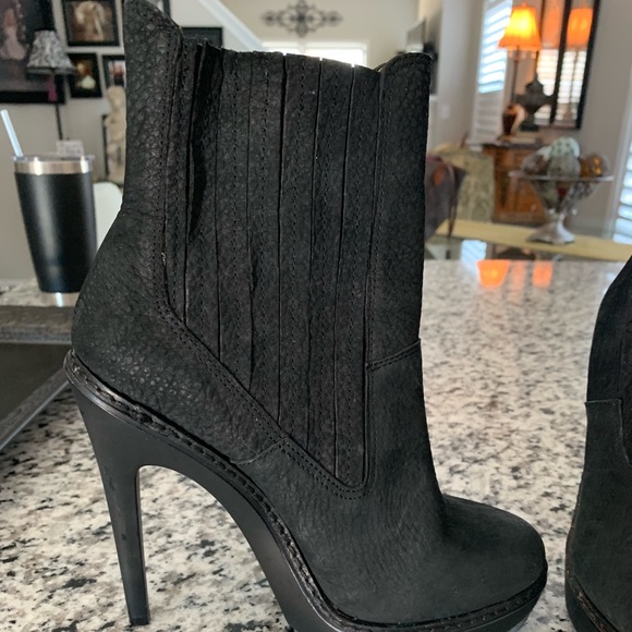 Suede booties - Picture 1 of 4